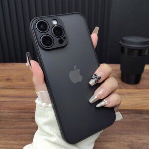 Slim Matte Black Frosted Case